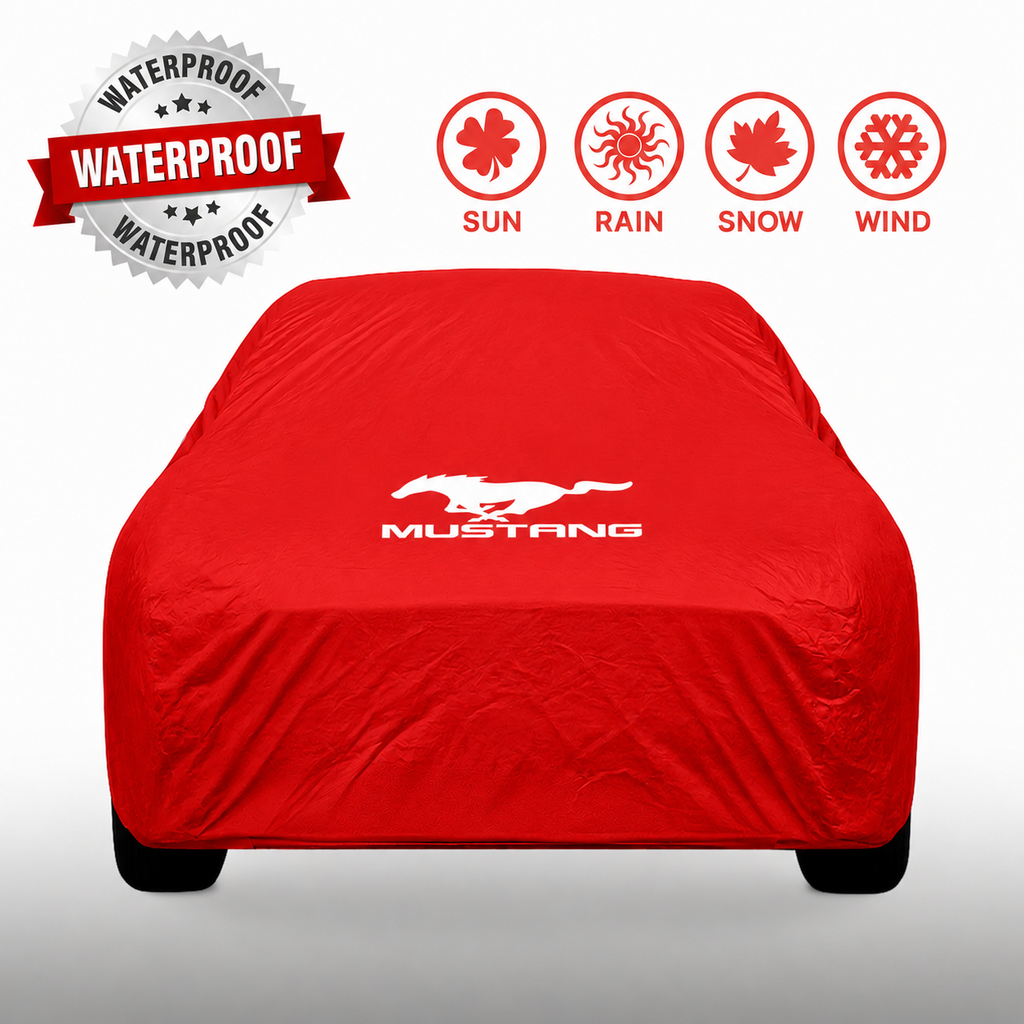 Mustang Premium Car Cover - Waterproof Outdoor