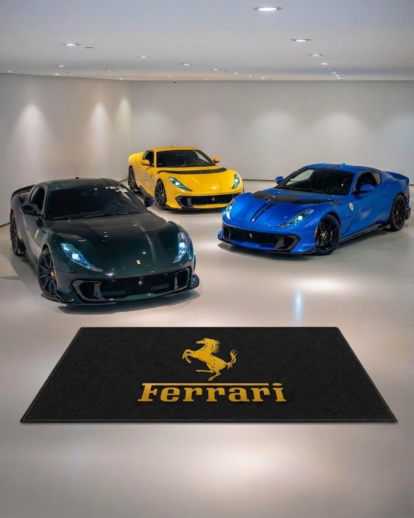 Ferrari Gold Rug