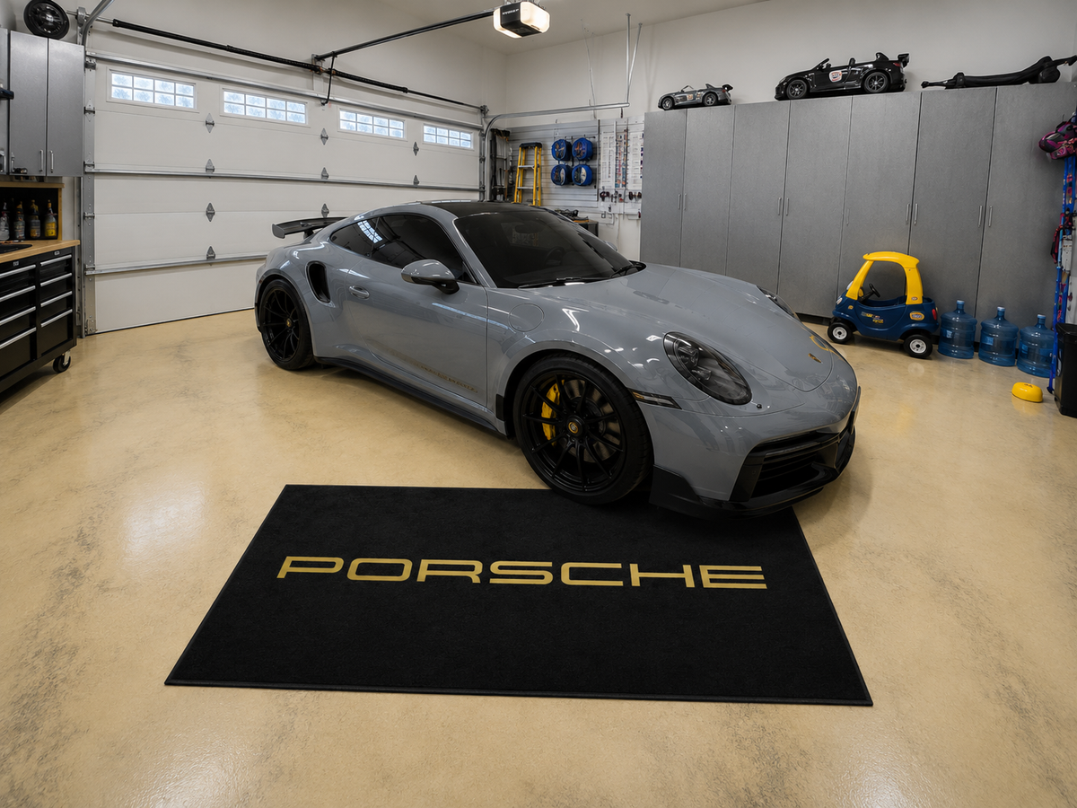 Porsche Text Rug