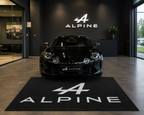 Alpine Premium Luxury Logo Rug and Display Mat Garage, Home, Office, Showroom Floor Decor, 60x87 in / 150x220 cm