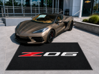 Corvette Z06 Text Rug