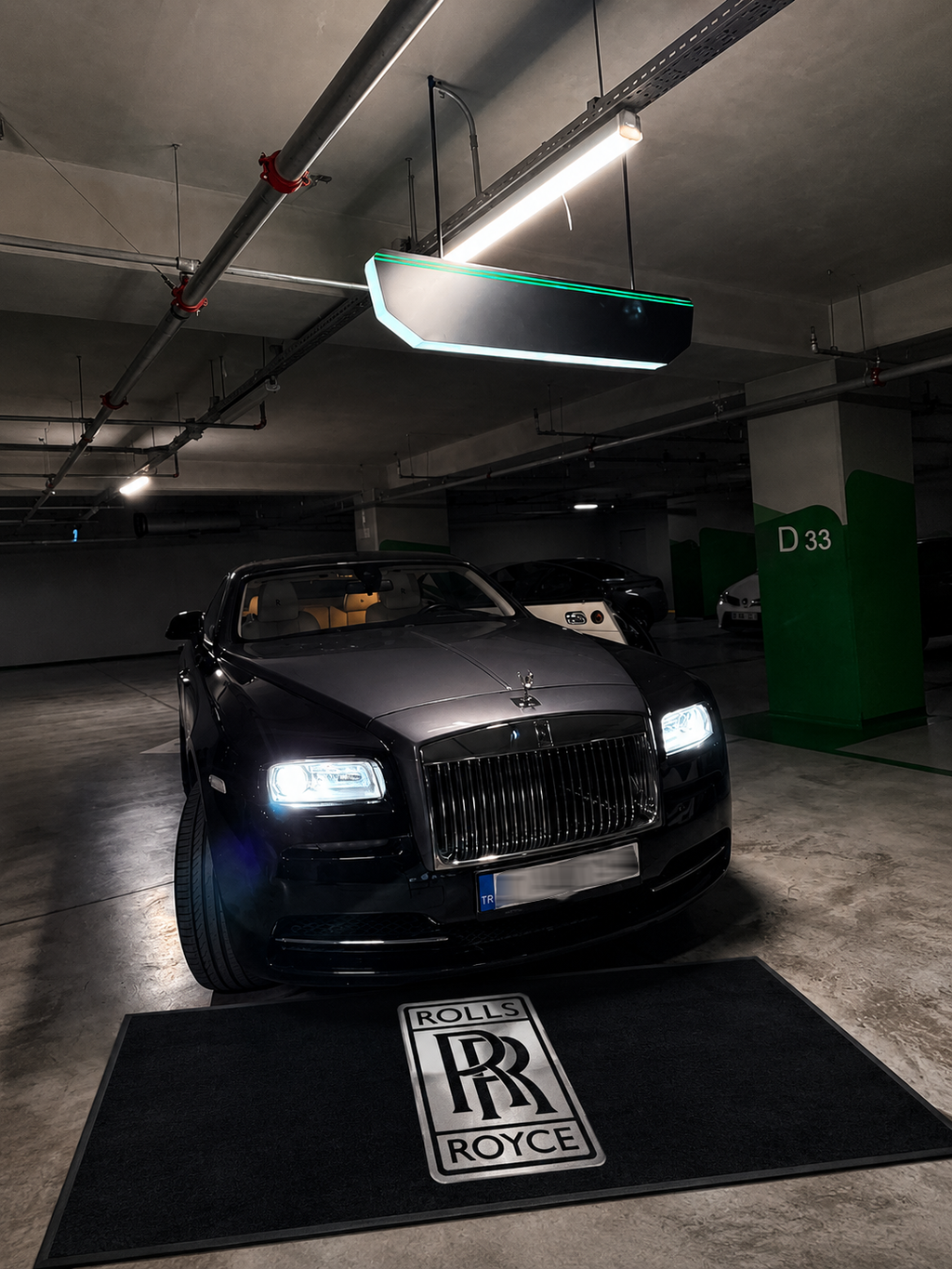Rolls Royce Iron Rug