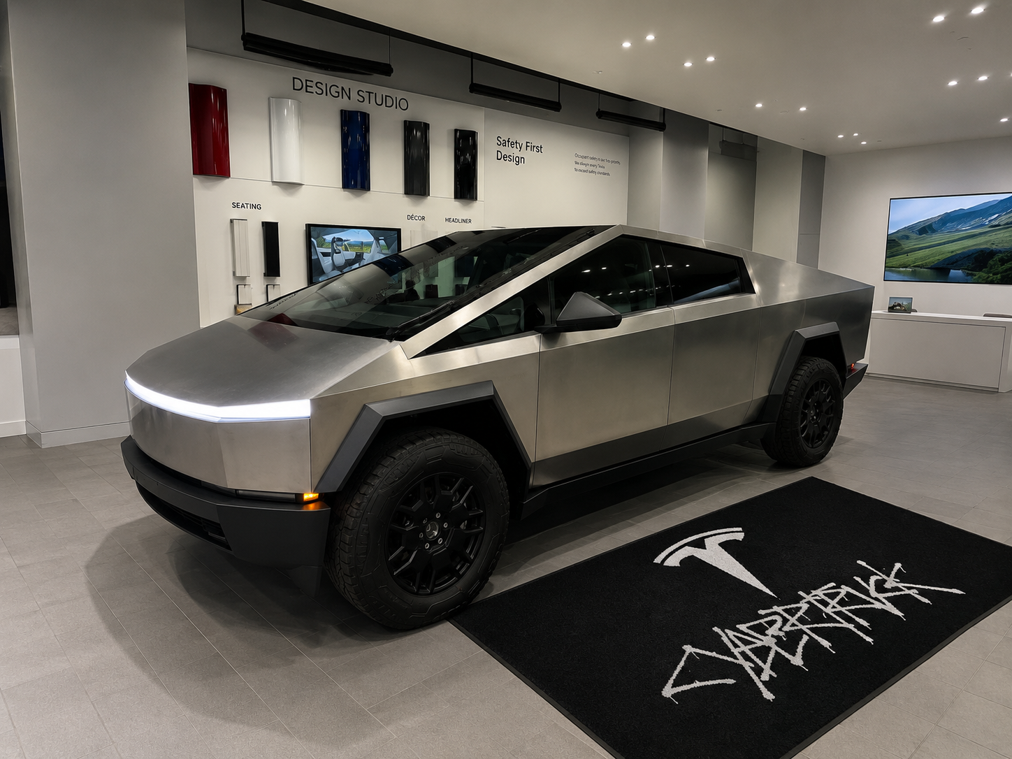 Tesla Cybertruck Rug
