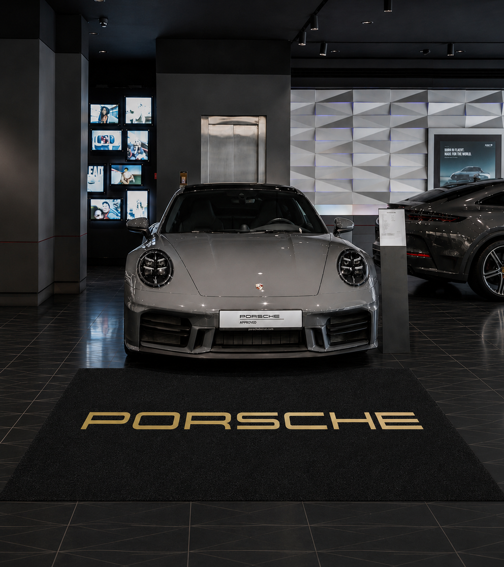 Porsche Text Rug