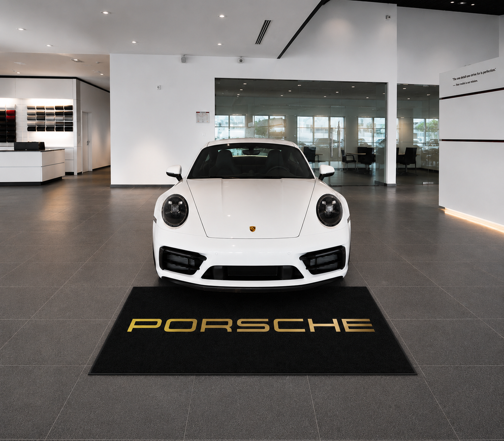 Porsche Text Rug