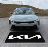 Kia Luxury Logo Rug and Display Mat Garage, Home, Office, Showroom Floor Decor, 60x87 in / 150x220 cm