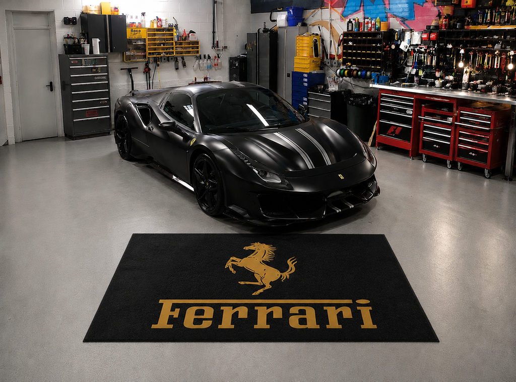 Ferrari Gold Rug