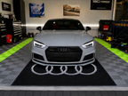 Audi Premium Luxury Logo Rug and Display Mat Garage, Home, Office, Showroom Floor Decor, 60x87 in / 150x220 cm