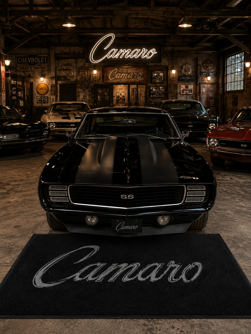Camaro Text Rug