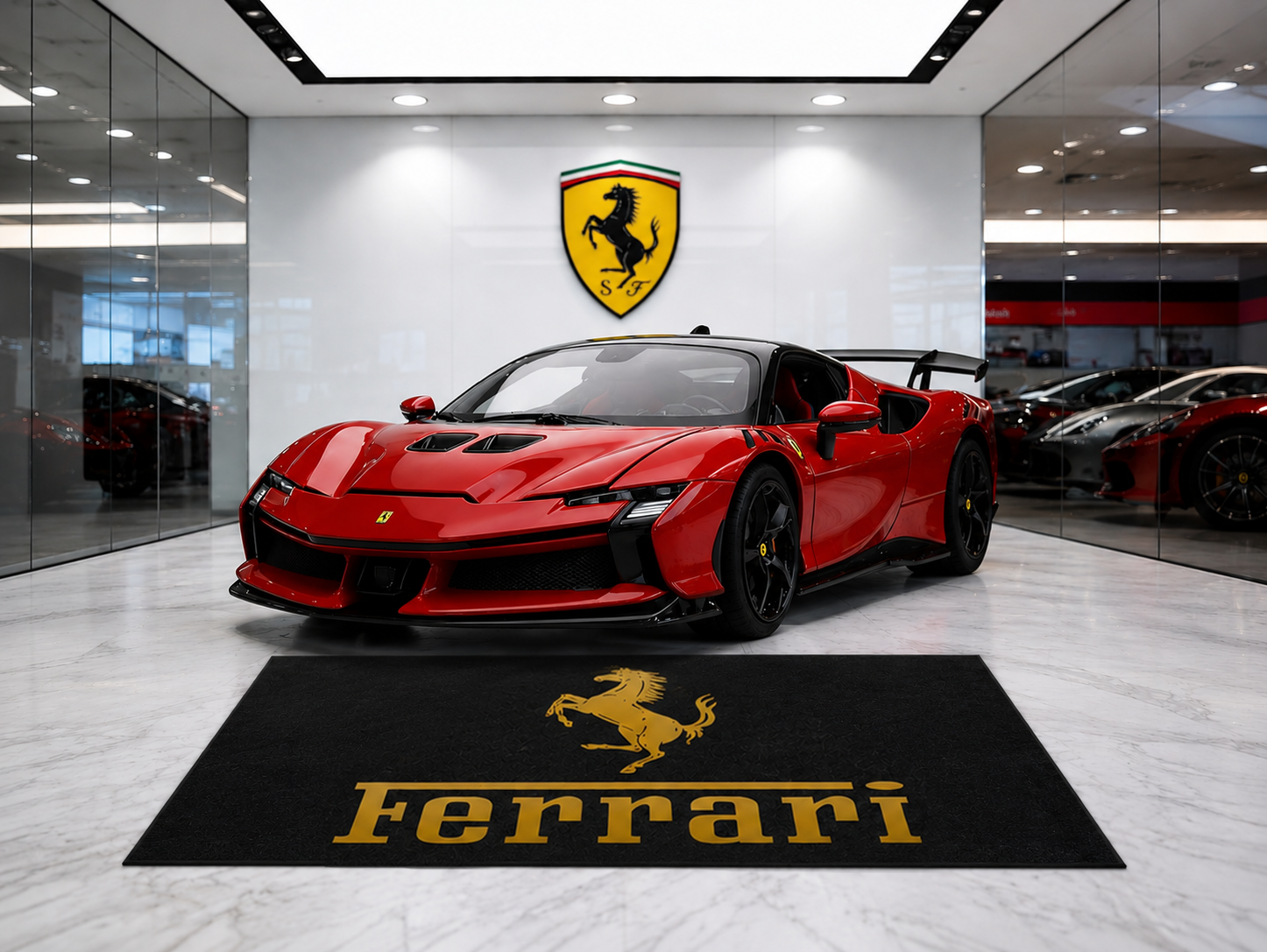 Ferrari Gold Rug
