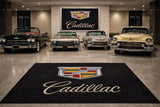 Cadillac Premium Luxury Logo Rug and Display Mat Garage, Home, Office, Showroom Floor Decor, 60x87 in / 150x220 cm