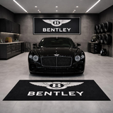 Bentley Premium Luxury Logo Rug and Display Mat Garage, Home, Office, Showroom Floor Decor, 60x87 in / 150x220 cm