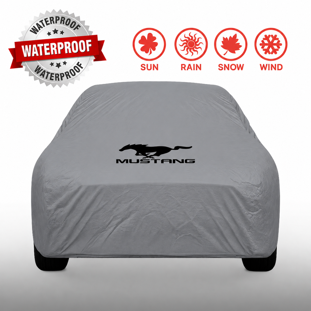Mustang Premium Car Cover - Waterproof Outdoor