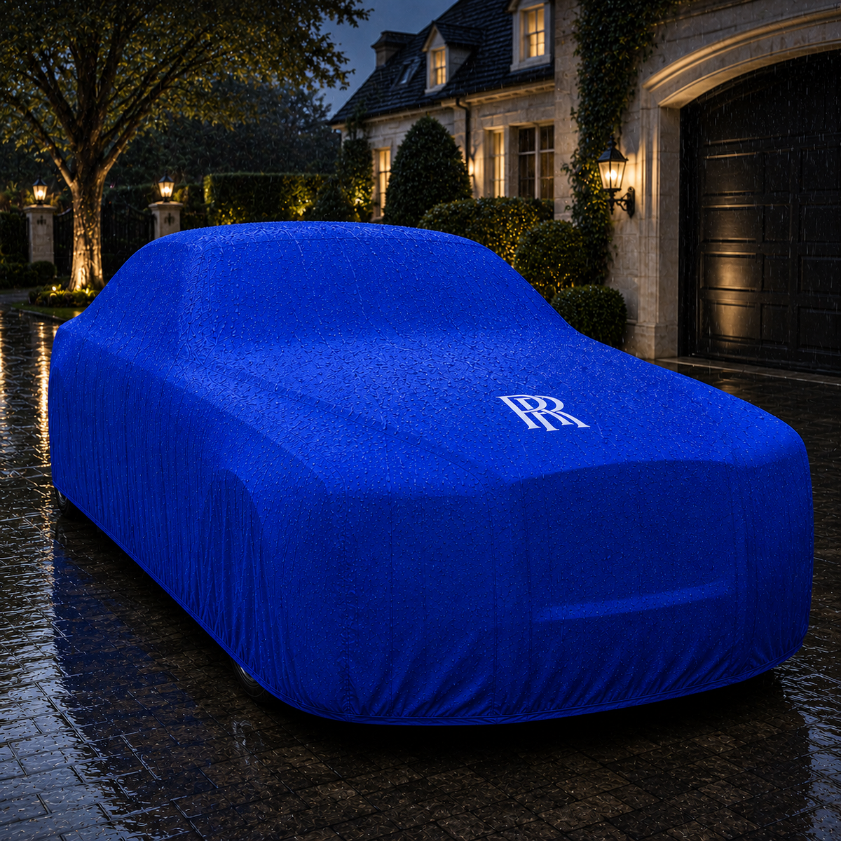 Rolls-Royce Waterproof Outdoor Car Cover - Blue