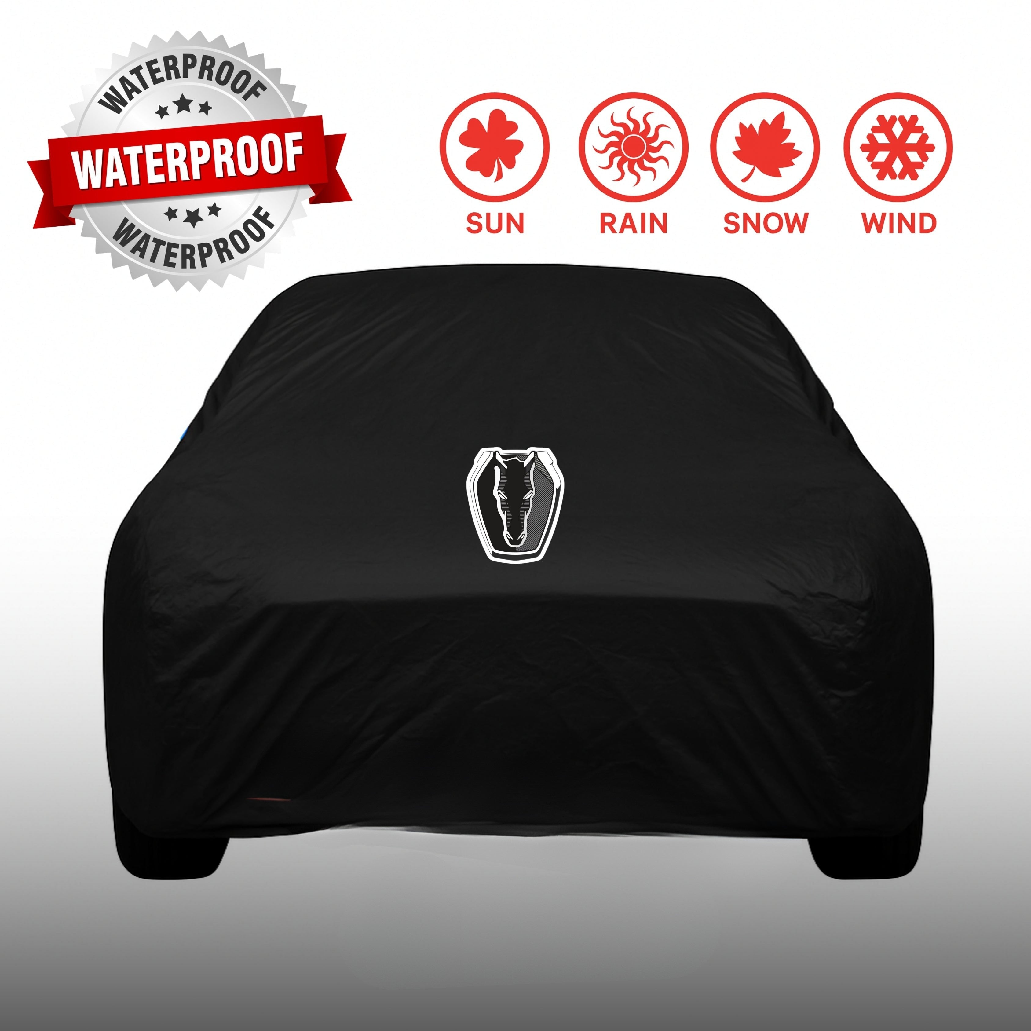 Mustang Premium Car Cover - Waterproof Outdoor