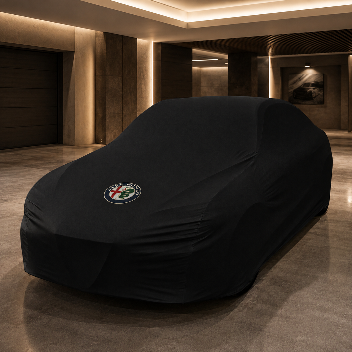 Alfa Romeo indoor car cover - black