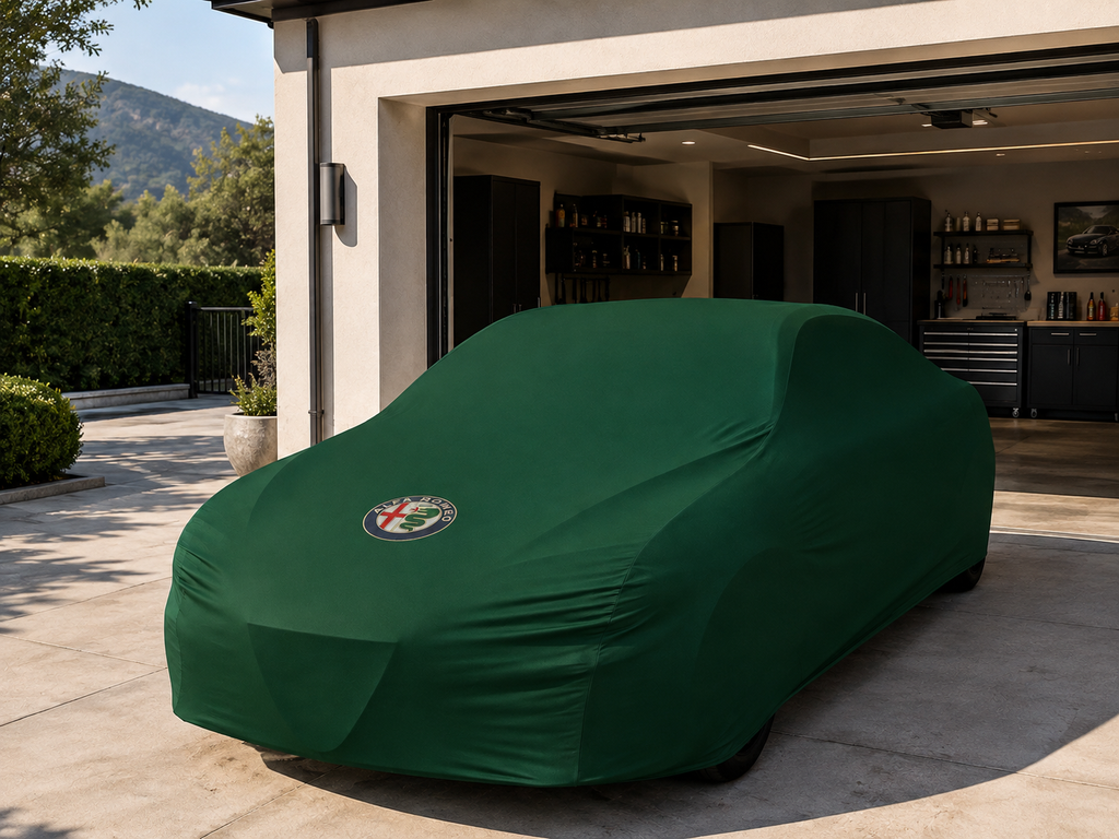 Alfa Romeo indoor car cover - green