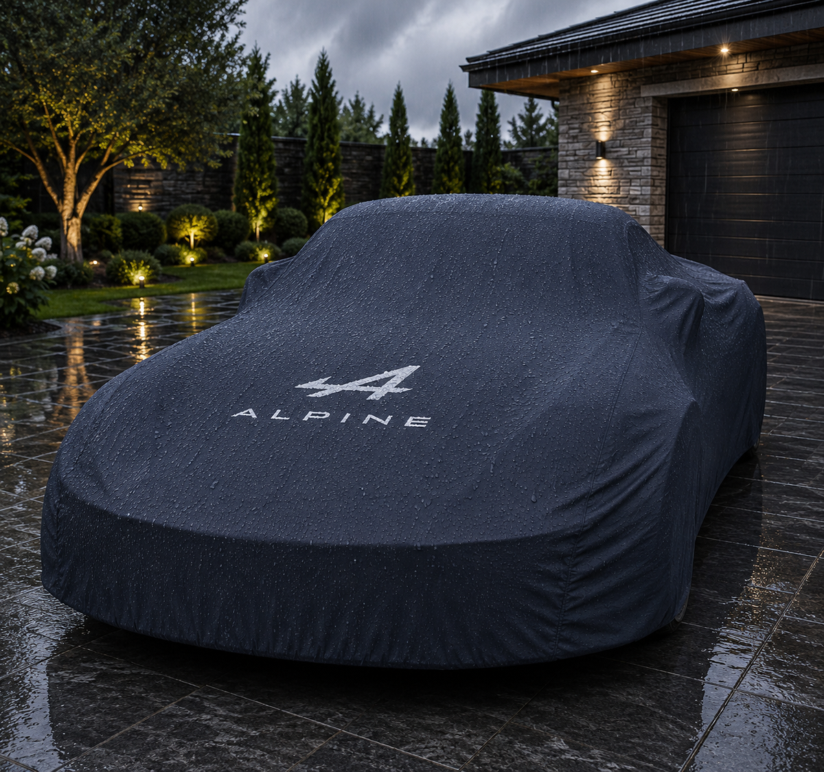 Alpine Waterproof Outdoor Car Cover - Black