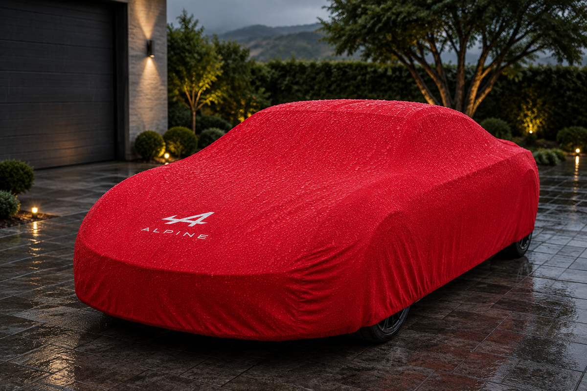 Alpine Waterproof Outdoor Car Cover - Red