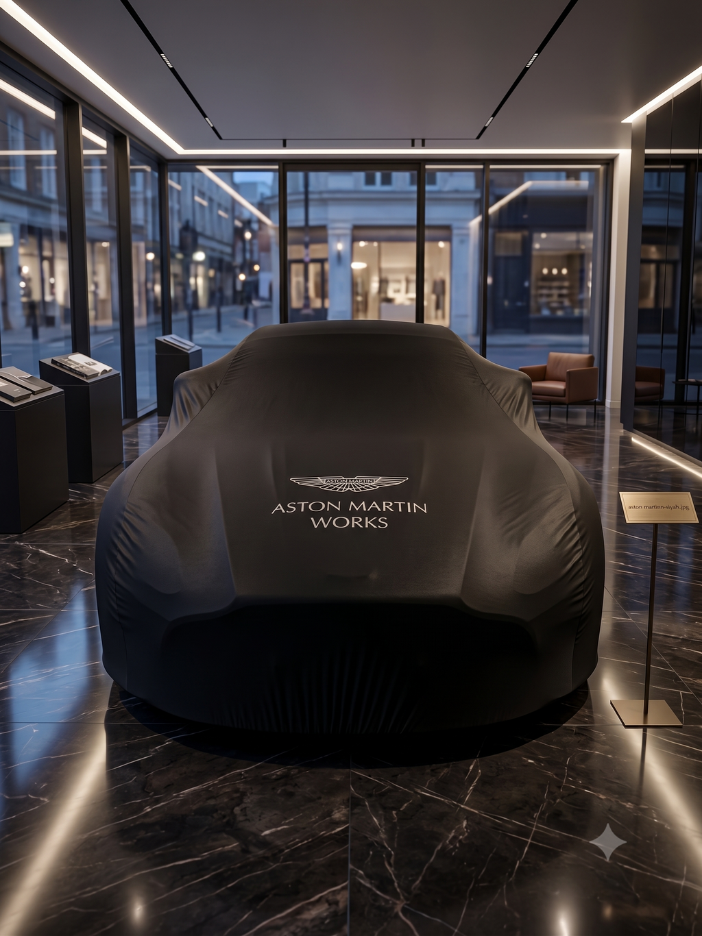 Aston Martin premium car cover, black