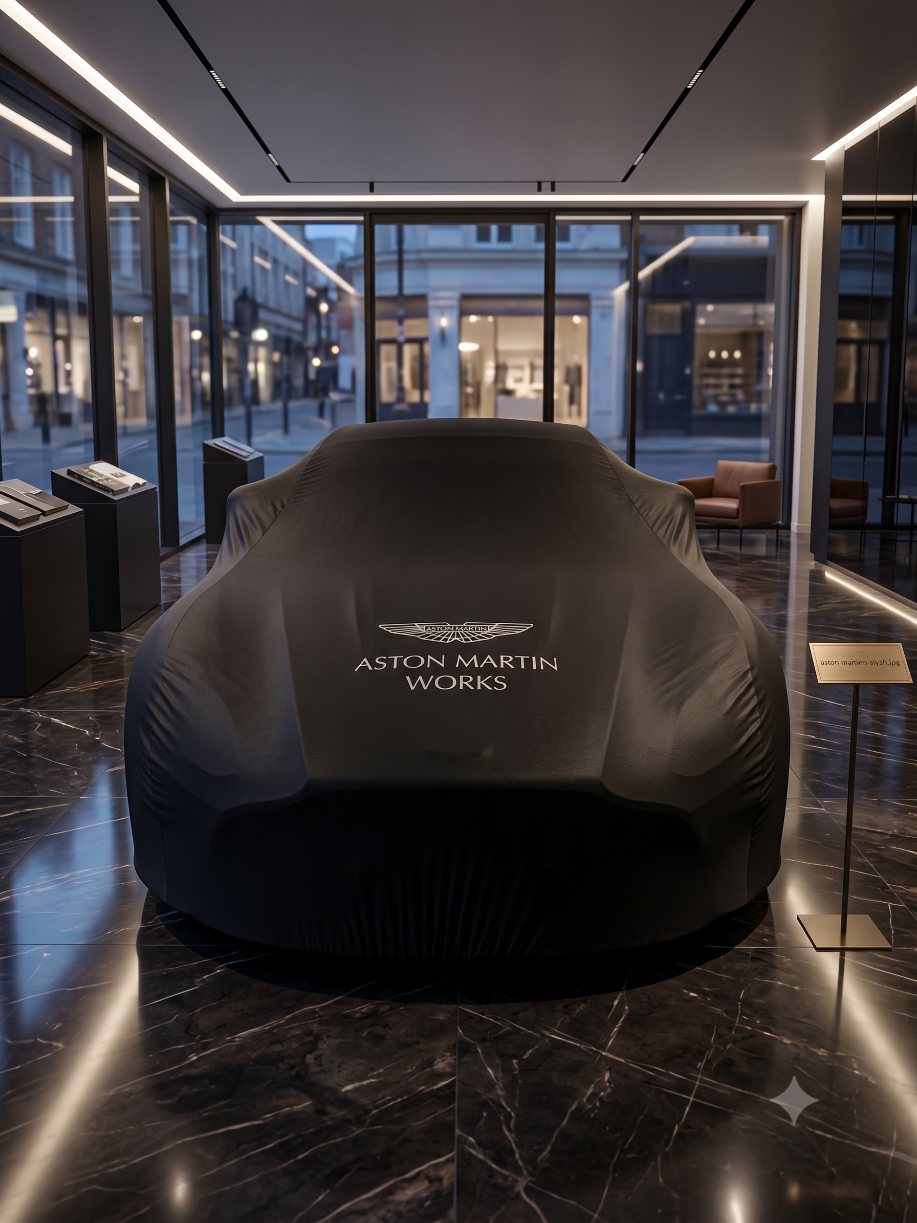 Aston Martin premium car cover, black