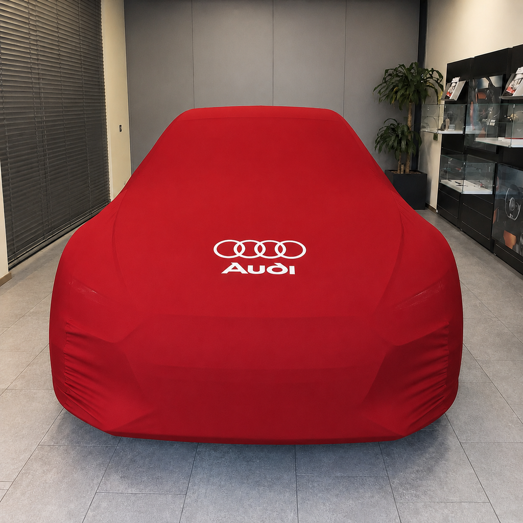 Audi car cover red