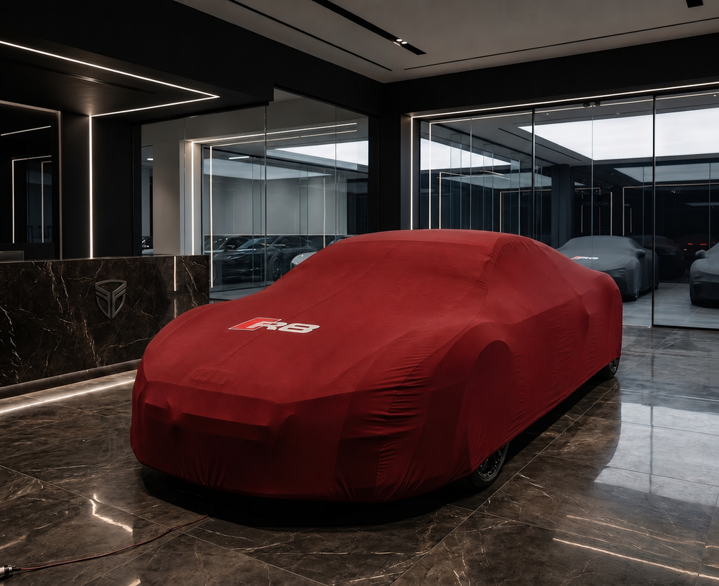 Audi R8 real car photo - red