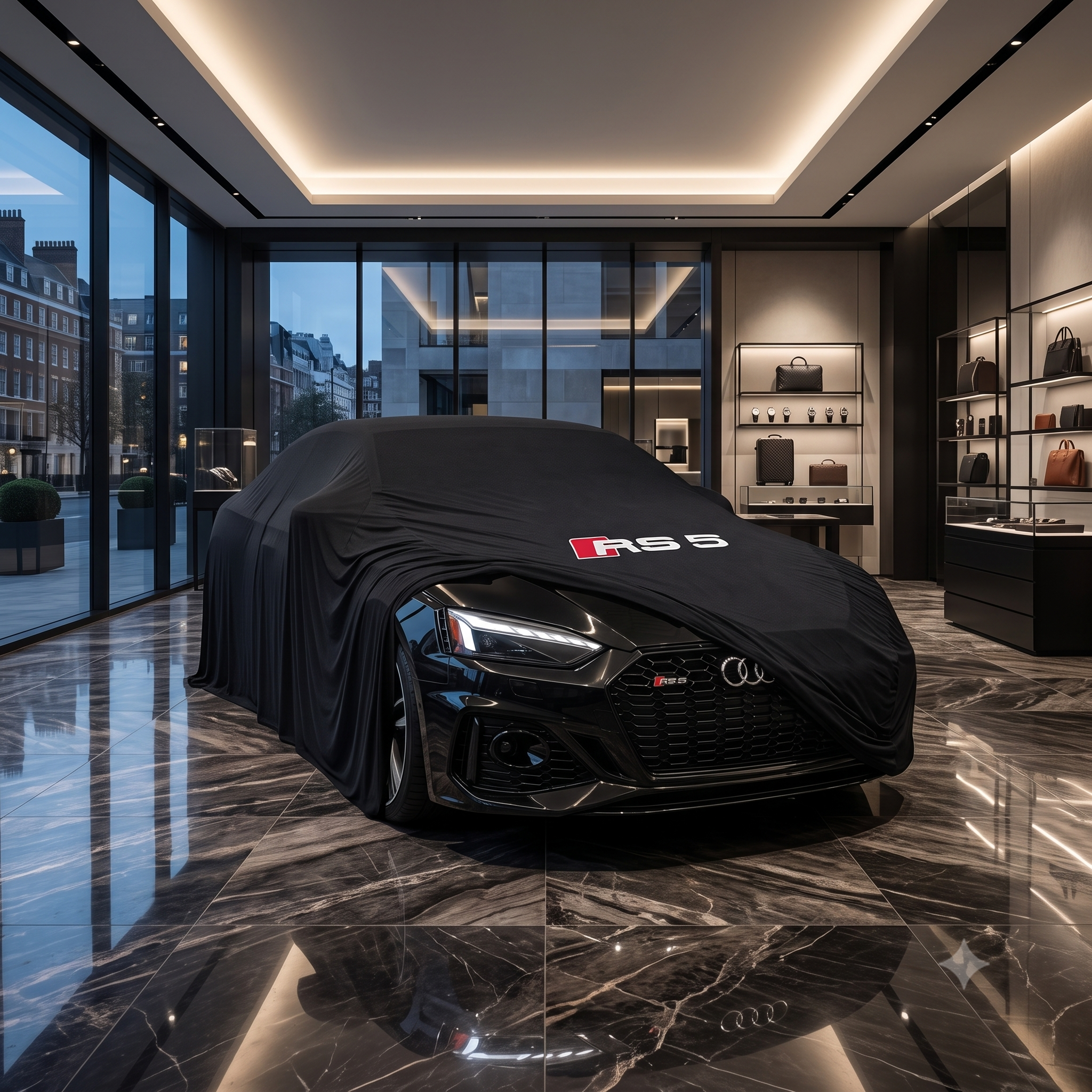 Audi RS5 premium car cover, black