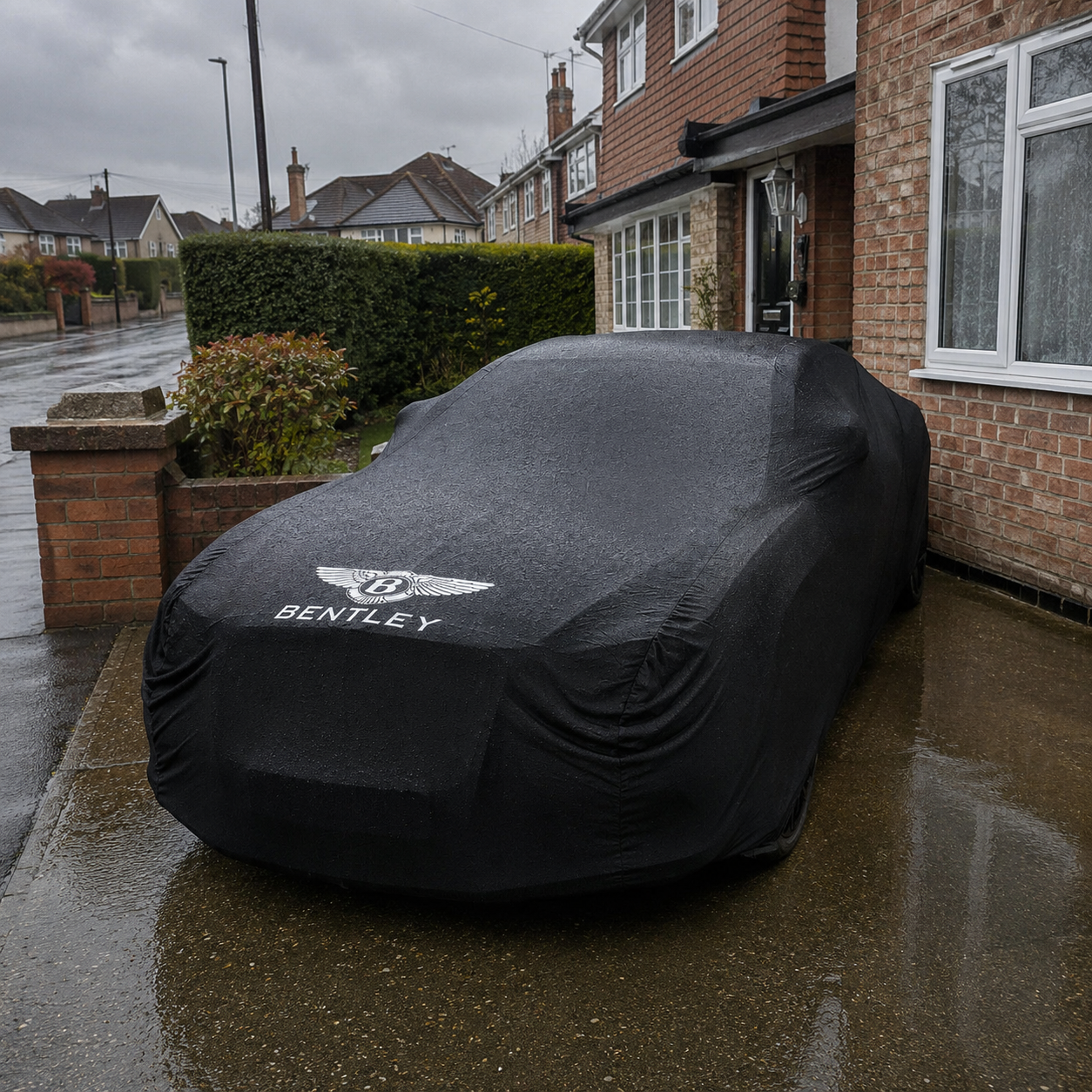 Bentley Waterproof Outdoor Car Cover - Black
