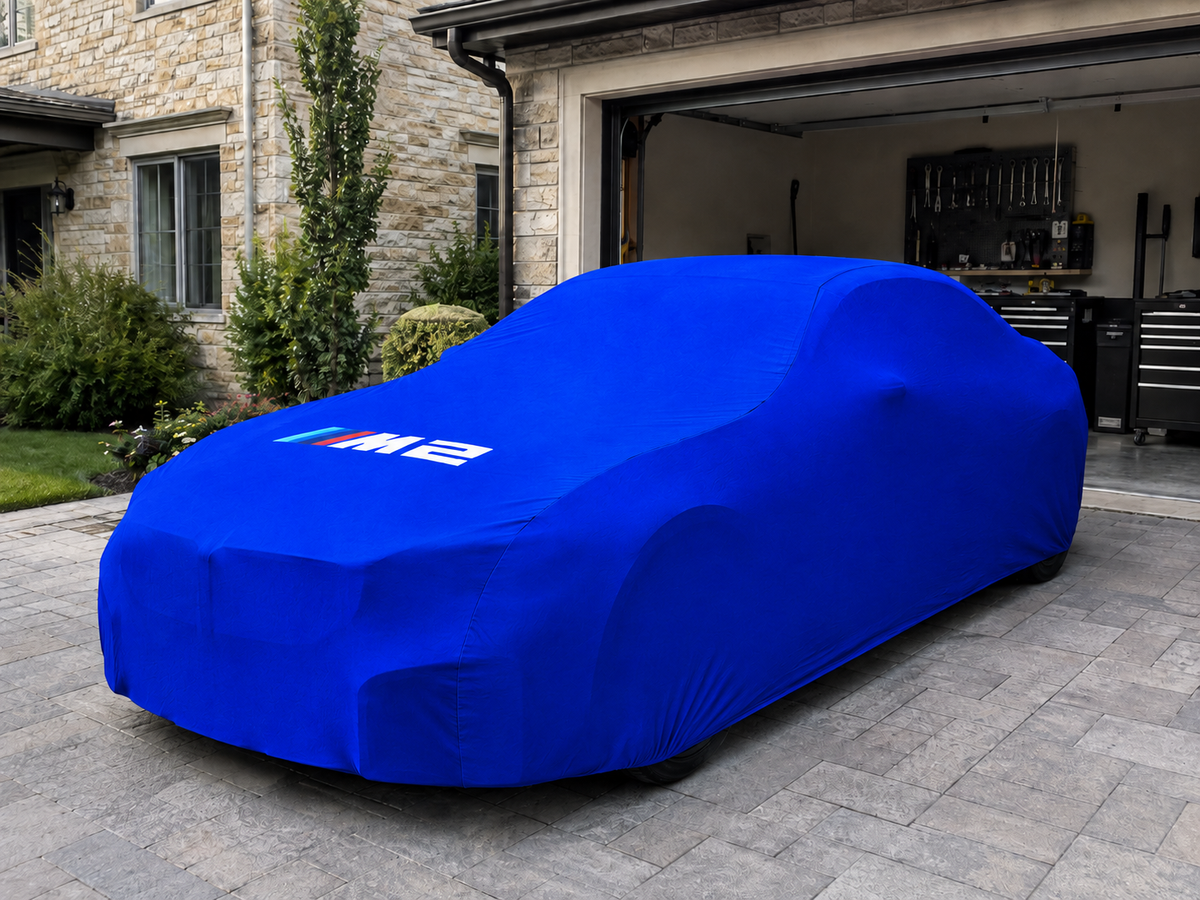 BMW M2 car cover - blue