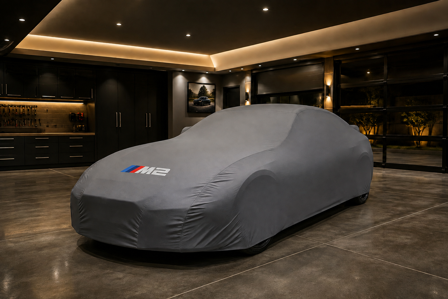 BMW M2 car cover - gray