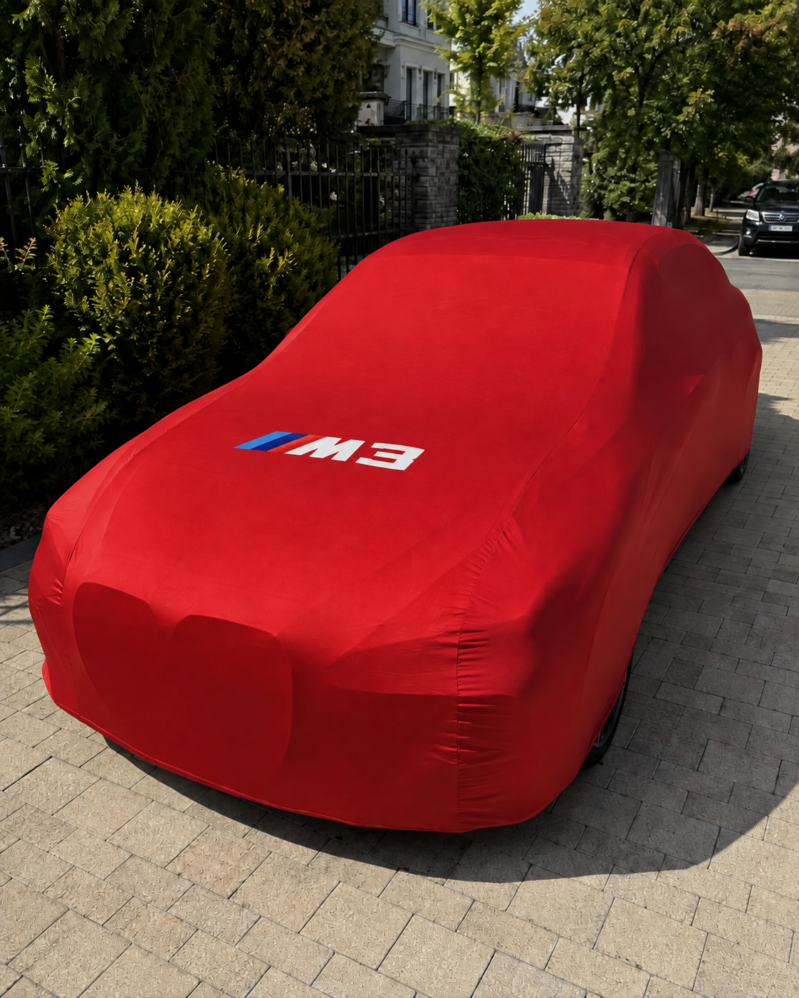BMW M3 car cover - red