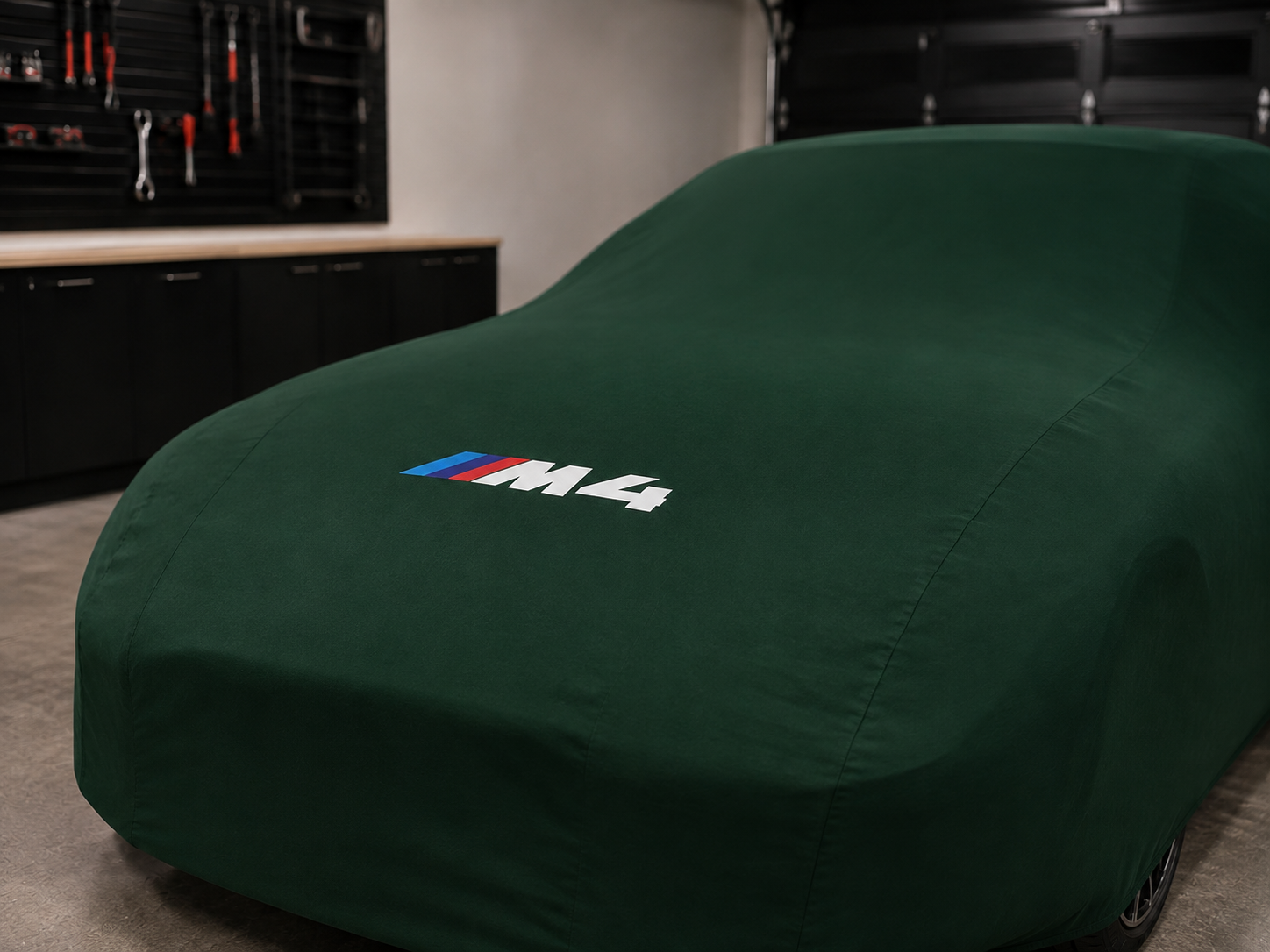BMW M4 car cover - green