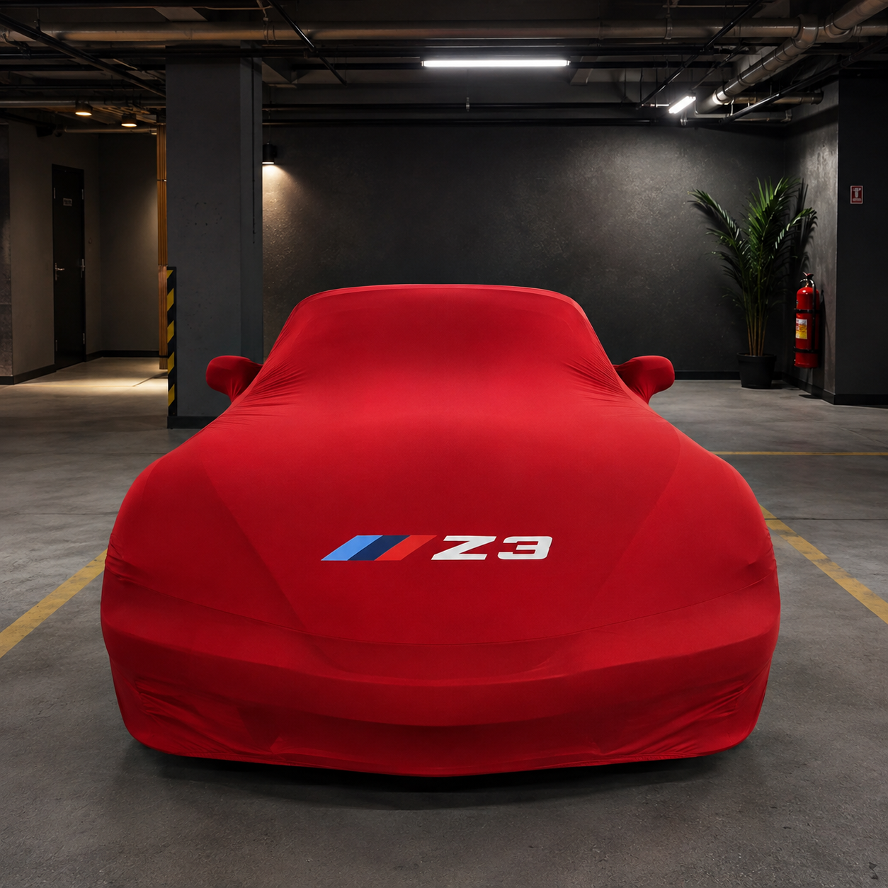 BMW Z3 car cover - red