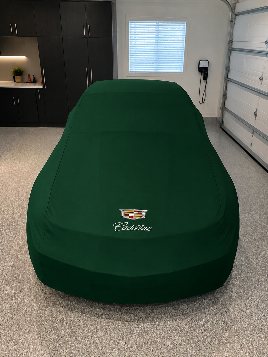 Cadillac indoor car cover - green