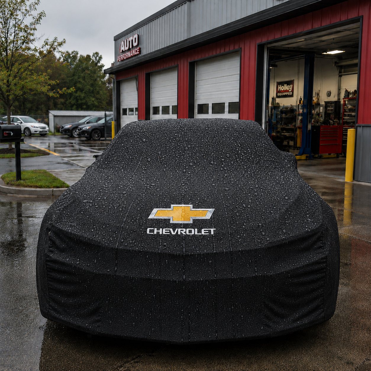 Chevrolet Waterproof Outdoor Car Cover - Black