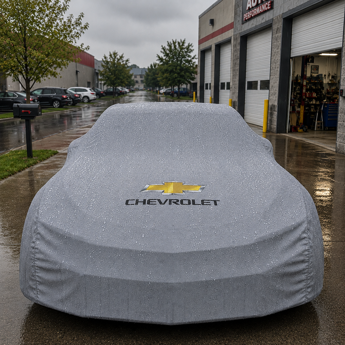 Chevrolet Waterproof Outdoor Car Cover - Gray
