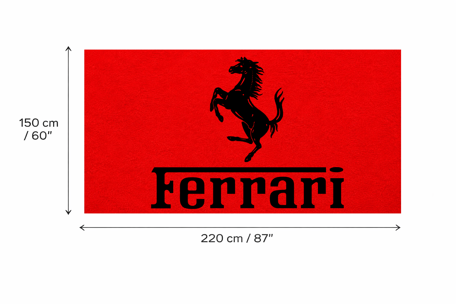 Ferrari Horse Rug