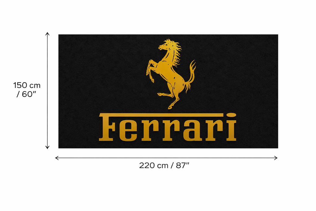 Ferrari Gold Rug