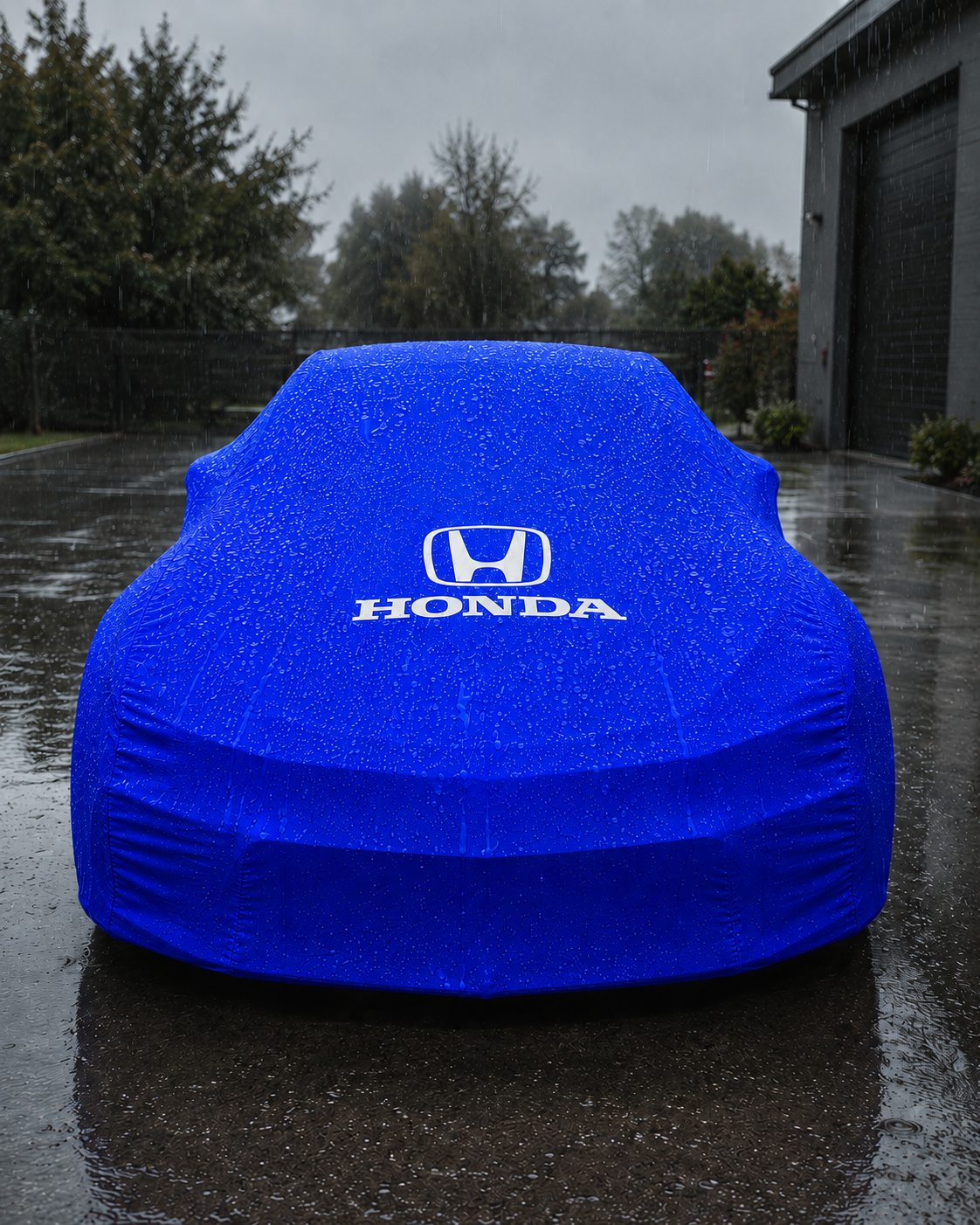 Honda Waterproof Outdoor Car Cover - Blue