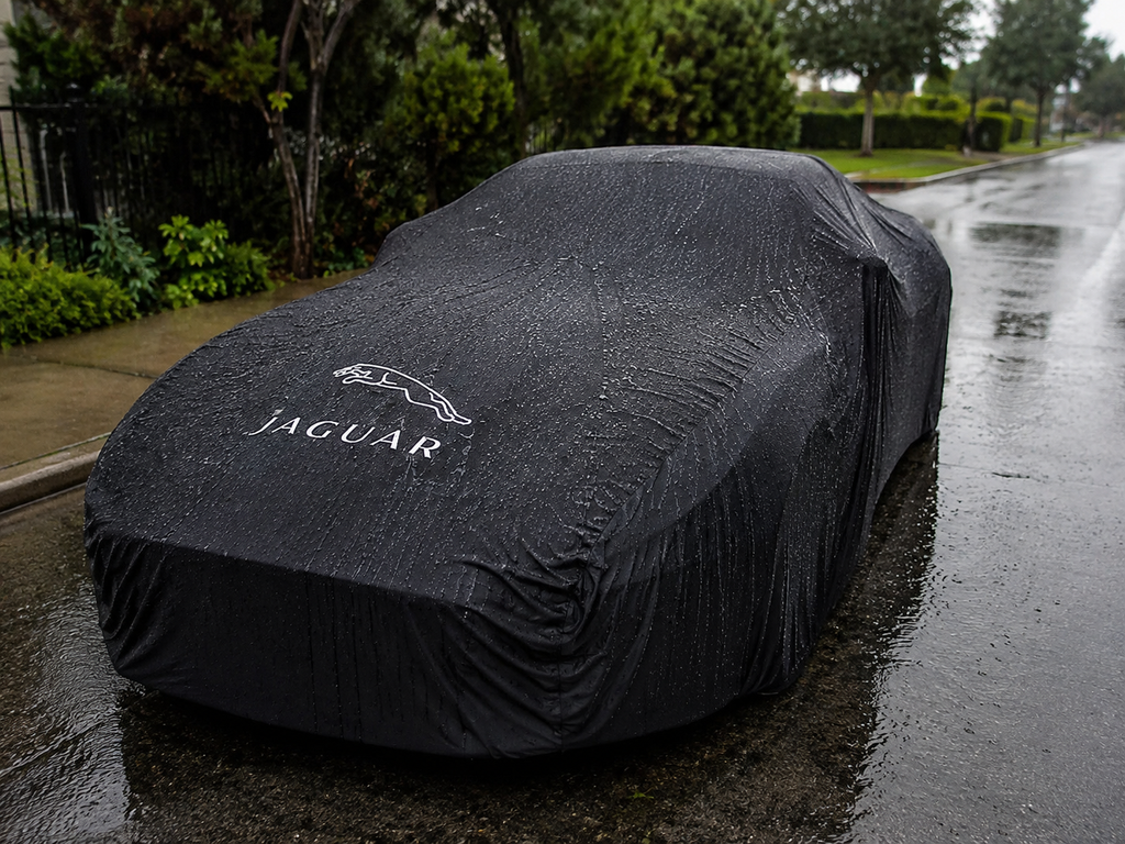 Jaguar Waterproof Outdoor Car Cover - Black