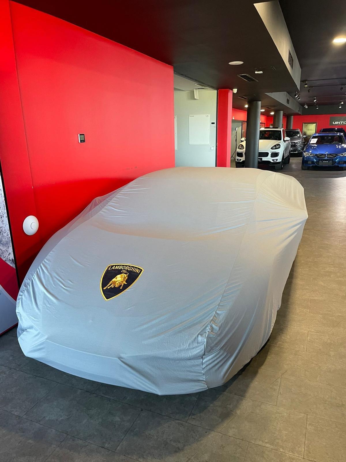Lamborghini premium car cover - gray, real product photo