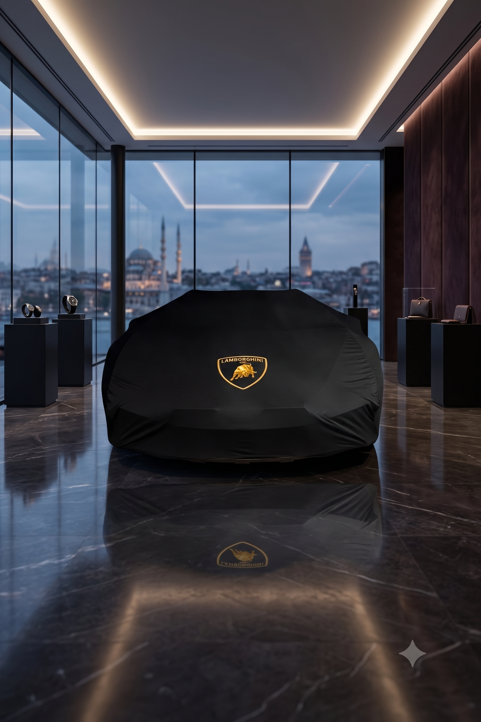 Lamborghini premium car cover, black