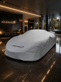 McLaren premium car cover showroom