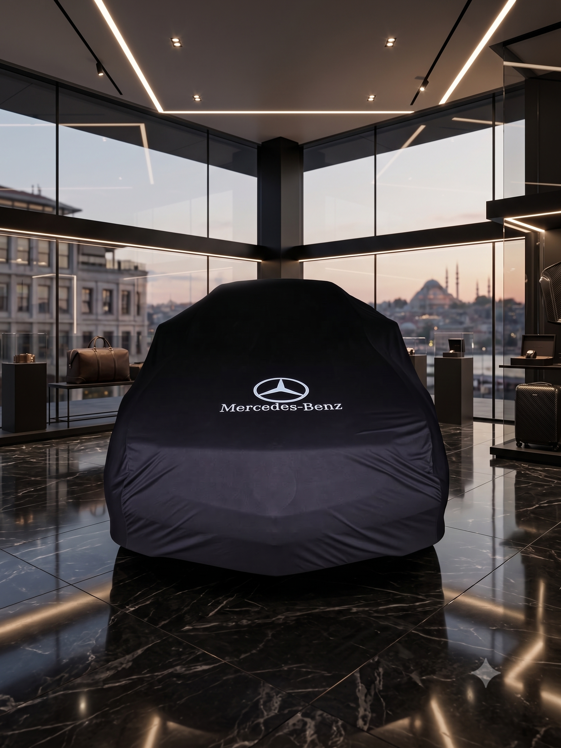 Mercedes-Benz premium car cover, black