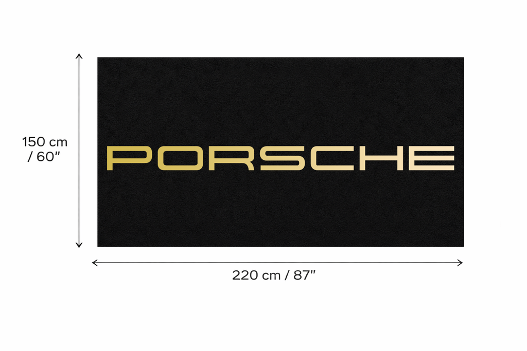 Porsche Text Rug