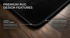 Alfa Romeo Clover Premium Luxury Logo Rug and Display Mat Garage, Home, Office, Showroom Floor Decor, 60x87 in / 150x220 cm