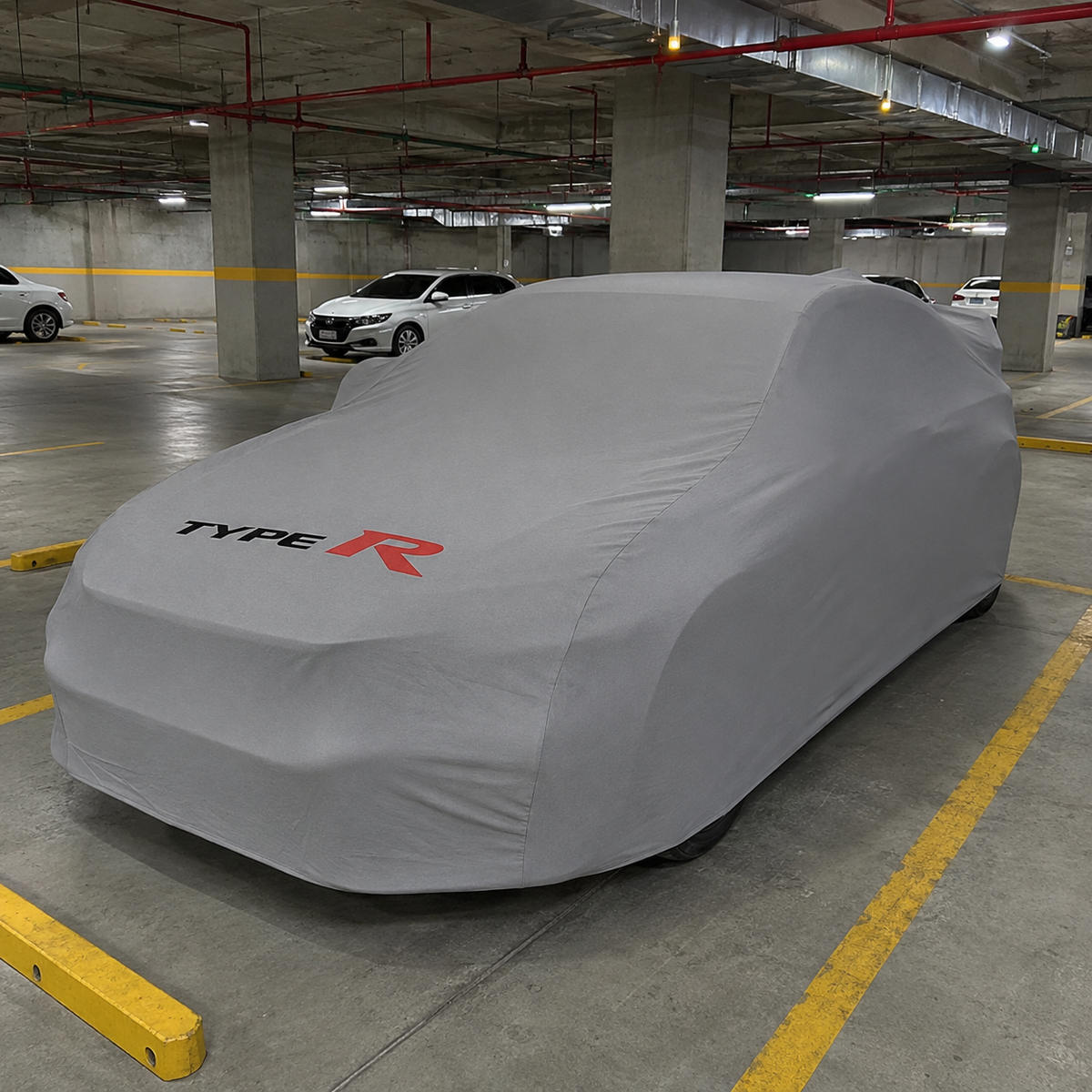 Type R car cover gray