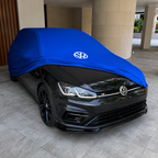 Volkswagen car cover blue