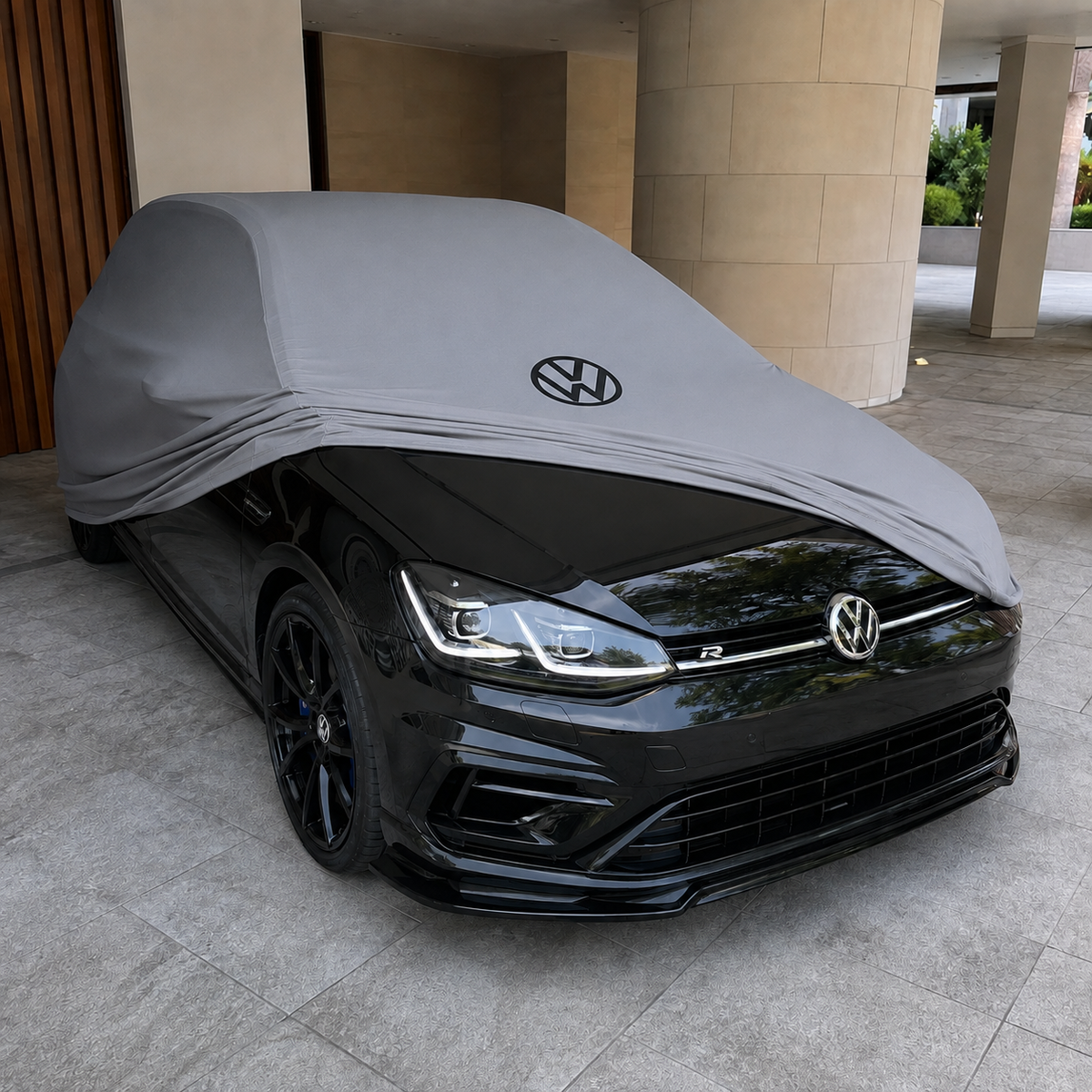 Volkswagen car cover gray